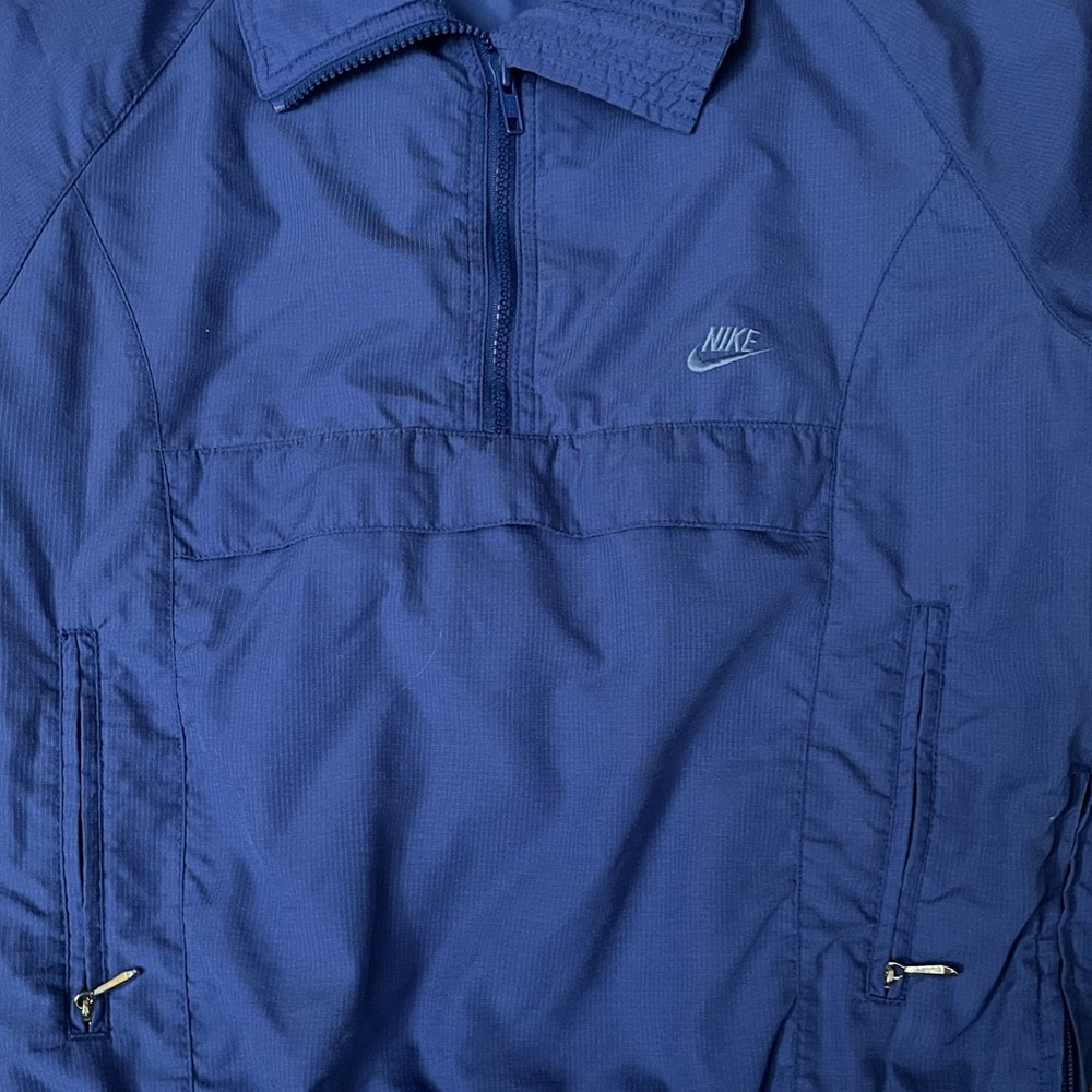 Vintage Nike Track Suit / Windbreaker Light Royal Blue Top & Bottom Medium - Picture 5 of 10